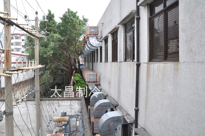 湖北某家五金廠環(huán)?？照{(diào)通風(fēng)降溫案例