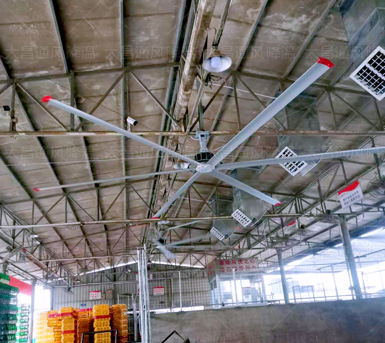鐵皮車間用什么設(shè)備通風(fēng)降溫？工業(yè)大風(fēng)扇是個(gè)不錯的選擇