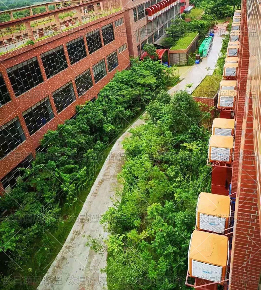 發(fā)熱設(shè)備較多的生產(chǎn)車間怎么好通風降溫呢？