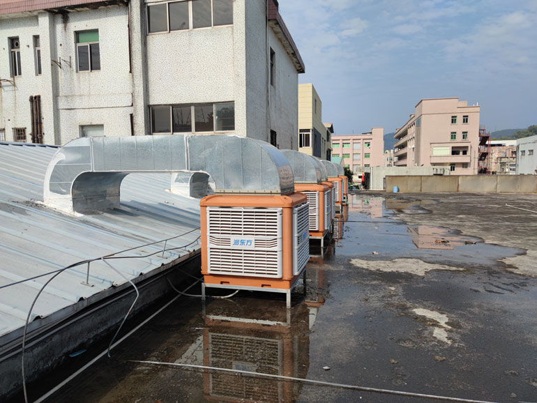 夏季廠房頂樓車(chē)間降溫怎么解決