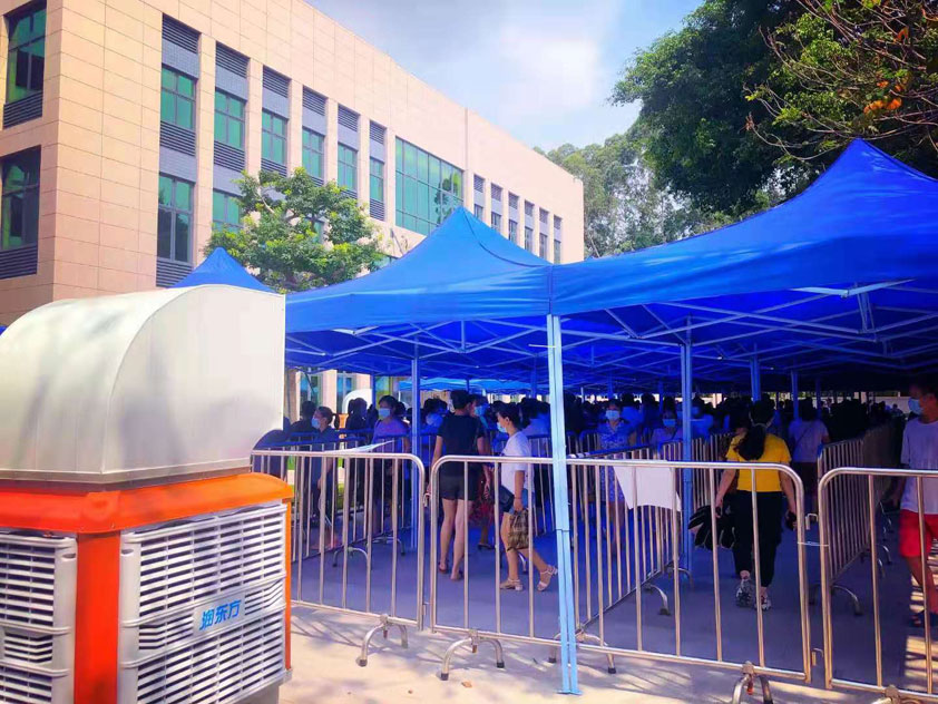 全民抗疫，我們?cè)谛袆?dòng)，潤(rùn)東方環(huán)?？照{(diào)助力抗疫一線