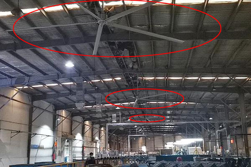 大型高溫廠房降溫設(shè)備 潤(rùn)東方工業(yè)大風(fēng)扇