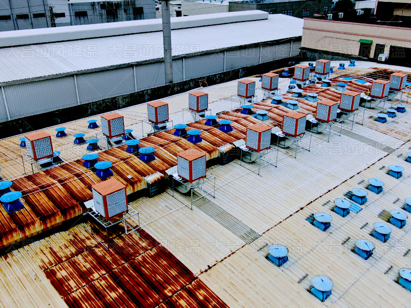 工業(yè)冷風(fēng)機(jī)助力車間降溫通風(fēng)，低能耗，效果好